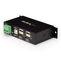 ADAPTADOR CONCENTRADOR HUB USB 2.0 DE 4 PUERTOS REFORZADO INDUSTRIAL CON ALIMENTACION - STARTECH.COM MOD. ST4200USBM