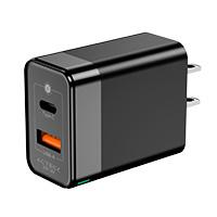 CARGADOR DE PARED ACTECK ENERGON PRIME CP38W / 38W / 1X USB-C / 1X USB A / NEGRO / AC-935562