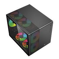 Gabinete Gamer Microtorregi930 Panel Izq Cristal Negro Br 936033 - BR-936033