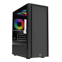 GABINETE GAMER BALAM RUSH NYX GI730 / MEDIA TORRE / MICRO ATX, MINI ITX / VENTILADOR RGB / PANEL CRISTAL TEMPLADO, METAL / NEGRO / BR-936095