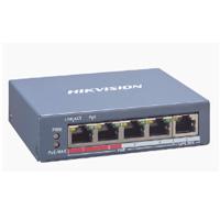 Switch Monitoreable Poe  4 Puertos 10100 Mbps Poe  1 Puerto Rj45 Uplink  Poe Hasta 250 Metros  60 W  Conexin Remota Desde HikPartnerpro DS-3E1105P-EI - HIKVISION