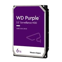 DISCO DURO INTERNO WD PURPLE 6TB 3.5 ESCRITORIO SATA3 6GB/S 128MB 24X7 DVR NVR 1-16 BAHIAS 1-64 CAMARAS