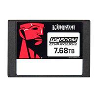 UNIDAD SSD KINGSTON DC600M ENTERPRICE SATA  2.5  PARA SERVER 7680GB (SEDC600M/7680G)