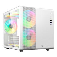 Gabinete Gamer Micro Torre Gi930 Panel Izq Cristal Blancobr 936040 - BR-936040