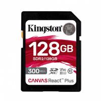 SDR2/128GB Memoria Flash Sd Kingston Sdxc Canvas React Plus 128Gb 300R UhsIi V90Sdr128Gb SDR2/128GB