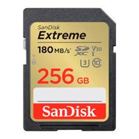 Memoria Sandisk Sdxc 256Gb Extreme 180MbS 4K Clase 10 U3 V30 Sdsdxvv256GGncin SDSDXVV-256G-GNCIN - SDSDXVV-256G-GNCIN