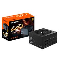 FUENTE DE PODER GIGABYTE 750W/80 PLUS ORO /NEGRO/ATX/MODULAR