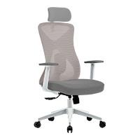 SILLA ERGONOMICA ACTECK FLOE PRO EC373 / PLASTICO CON MALLA / MARIPOSA CLASE 4 / MAX 120 KG / PISTON CLASE 3 / REPOSABRAZOS FIJO / BLANCO / AC-937245