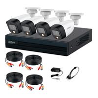 KIT DE CAMARAS/ DAHUA/ FULLCOLORKIT-A DVR 4 CANALES FULL COLOR DE 2 MP CON AUDIO/ DVR COOPER-I WIZ/ CON IA/ 4 CAMFULL COLOR DE 2 MP CON MICROFONO INTEGRADO/ 4 CH + 1 IP/ 4 SMD PLUS