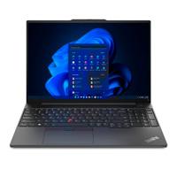 LAPTOP LENOVO THINK E16 GEN 1// CORE I7-1355U 1.7 GHZ // 16 GB (8GB SOLDERED DDR4-3200 + 8GB SO-DIMM DDR4-3200)// 512GB SSD M.2 2242// 16 WUXGA// RJ-45// FINGERPRINT// WIN 11 PRO// 3Y ONSITE