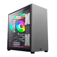 GABINETE GAMER BALAM RUSH ERIS SPECIALGM985 / MEDIA TORRE / ATX, MICRO ATX, MINI ITX / ILUMINACION LED / PANEL CRISTAL TEMPLADO, METAL / NEGRO - GRIS / BR-935654