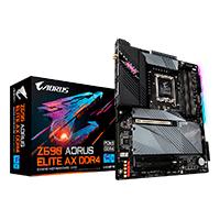 MB GIGABYTE Z690 INTEL S-1700 12GEN/4XDDR4 3200MHZ/PCIE 16X/DP/HDMI/2XUSB 3.2/USB-C/M.2/WIFI/BLUETOTH/ATX/GAMA ALTA/GAMER Z690 A ELITE AX DDR4 - Código: Z690 A ELITE AX DDR4 | Compra en Guadalajara