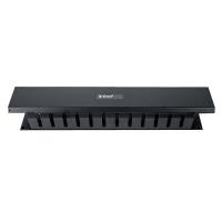 Organizador De Cables Horizontal De 2U Para Rack De 19 Con Cubierta Metlica LPCM-042U - LINKEDPRO