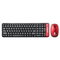 Kit De Teclado Y Mouse Inalmbrico  Multimedia Brobotix Rojo 6000632 - 6000632