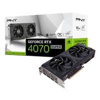 PNY - PCI Express 4.0 - NVIDIA - NVIDIA GeForce RTX 4070 - GDDR6 SDRAM - SUPER DUAL FAN OC / 12GB - Código: VCG4070S12DFXPB1-O | Compra en Guadalajara