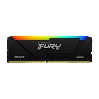 Memoria Dimm Ddr4 Kingston  Kf432C16Bb2A 16   16Gb 1X16Gb    3200Mhz  Cl16  Fury Beast Black Rgb - KF432C16BB2A/16