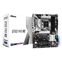 MB ASROCK B760 PRO RS/14TH 13TH 12TH VA GEN/LGA 1700/192 GB DDR5 7200MHZ/1 PCLE 40X16/1 PCLE 50X16/1 PCLE 30X16/4 SATA3/2 HYPER M2/2 USB TIPO C/7 USB 32/4 USB 20/ATX B760 PRO RS - Asrock