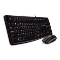 TecladoMouse Logitech Mk120 Negro Alambricos Usb Pc  Windows 920-004428 - 920-004428