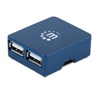 HUB USB,MANHATTAN,160605, V2.0 4 PTOS MICRO