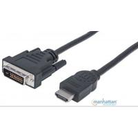 CABLE HDMI,MANHATTAN,372503, - DVI-D M-M  1.8M