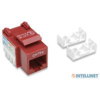 JACK,INTELLINET,210478, CAT 5E DE IMPACTO KEYSTONE ROJO