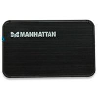 GABINETE HDD,MANHATTAN,130042, 2.5 SATA, USB V2.0 NEGRO