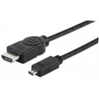 CABLE HDMI,MANHATTAN,324427, 1.4 M-MICRO 2METHERNET