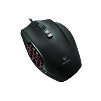 MOUSE LOGITECH G600 MMO GAMING NEGRO LASER CONECTO...