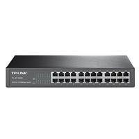 Switch TpLink  TlSf1024D  24 Puertos Rj45 10100 Mbps  No Administrable  Para Escritorio O Rack De 13 Pulgadas TL-SF1024D - TL-SF1024D