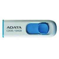 Memoria Flash Adata C008 64Gb Usb 2 0 Blanco Azul  Ac008 64G Rwe  - AC008-64G-RWE