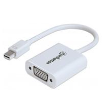 Adaptador Manhattan Activo Mini DisplayPort-M a VGA-H Color Blanco 151382 - Código: 151382 | Compra en Guadalajara