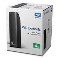 DISCO DURO EXTERNO WD ELEMENTS 4TB 3.5 ESCRITORIO USB3.0 NEGRO WINDOWS