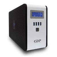 NO BREAK INTERACTIVO CDP INTELIGENTE 750VA/350W 10 CONTACTOS 5 REG AVR/RESPALDO 5 SUPRESOR PICOS Y 4 USB, PANTALLA LCD, PUERTO USB