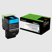 Toner Laser Lexmark Color Cyan  Alto Rendimiento  70C8Hc0  Hasta 300 Paginas  5 De Cobertura  Para Modelos Cs310Dn Cs510De 70C8HC0 - 70C8HC0