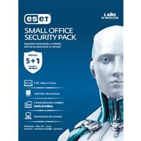 Eset Small Office Security 5 Licencias Pcs  1 Licencia Para Server Windows  Consola Local 1 Ao De Vigencia  Caja   TMESET-066 - ESET