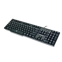 TECLADO ALAMBRICO RESISTENTE A DERRAMES USB PERFECT CHOICE NEGRO