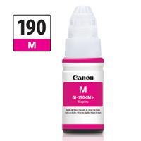 BOTELLA DE TINTA CANON GI-190 MAGENTA,RENDIMIENTO 7,000 PAGINAS,COMPATIBLE G1100,G2100,G3100,G4100