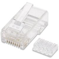 PLUG RJ45,INTELLINET,503006, CAT 6 UTP SOLIDO 100 PZAS