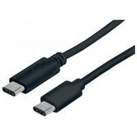 CABLE USB,MANHATTAN,353342,-C V2.0, C-C 1.0M NEGRO 480MBPS