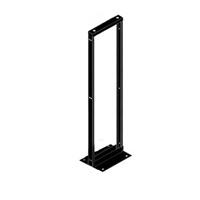 RACK NORTH SYSTEM 42 U.R. 2 POSTES 19 PULGADAS ALUMINIO (LIGERO) NEGRO LISO