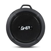 BOCINA BLUETOOTH STORM WATERPROOF GHIA NEGRA 3W RMS RADIO FM MICRO SD CARD GAC-063 - Código: GAC-063 | Compra en Guadalajara