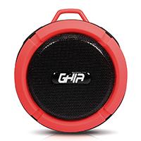 BOCINA BLUETOOTH STORM WATERPROOF GHIA ROJA 3W RMS RADIO FM MICRO SD CARD GAC-064 - Código: GAC-064 | Compra en Guadalajara