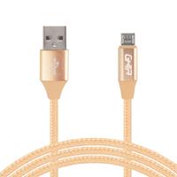 CABLE MICRO USB GHIA 10 MTS USB 21 CARGADOR Y TRANSFERENCIA DE DATOS DORADO GAC-079 - Código: GAC-079 | Compra en Guadalajara