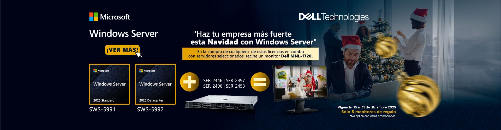 Combo Dell y Windows Server