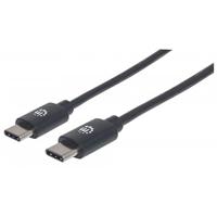 CABLE USB,MANHATTAN,354905,-C V3.1, C-C 2.0M NEGRO MANHATTAN 354905