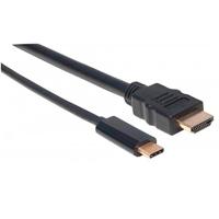 CABLE USB,MANHATTAN,152235,-C A HDMI M 1.0M 4K@30HZ, NEGRO MANHATTAN 152235