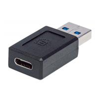 ADAPTADOR USB,MANHATTAN,354714,-C V3.1, AM-CH NEGRO MANHATTAN 354714