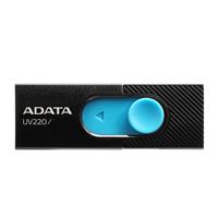 MEMORIA ADATA 16GB USB 2.0 UV220 RETRACTIL NEGRO-AZUL