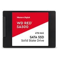 UNIDAD DE ESTADO SOLIDO SSD INTERNO WD RED SA500 4TB 2.5 SATA3 6GB / S LECT.560MBS ESCRIT 530MBS 7MM NAS WD - WESTERN DIGITAL WDS400T1R0A