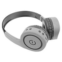 AUDIFONOS ON-EAR INALAMBRICOS MANOS LIBRES CON BT FM SD 3.5MM EASY LINE BY PERFECT CHOICE GRIS PERFECT CHOICE EL-995265
